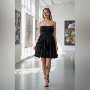 WHBM formal strapless dress size 8 lined